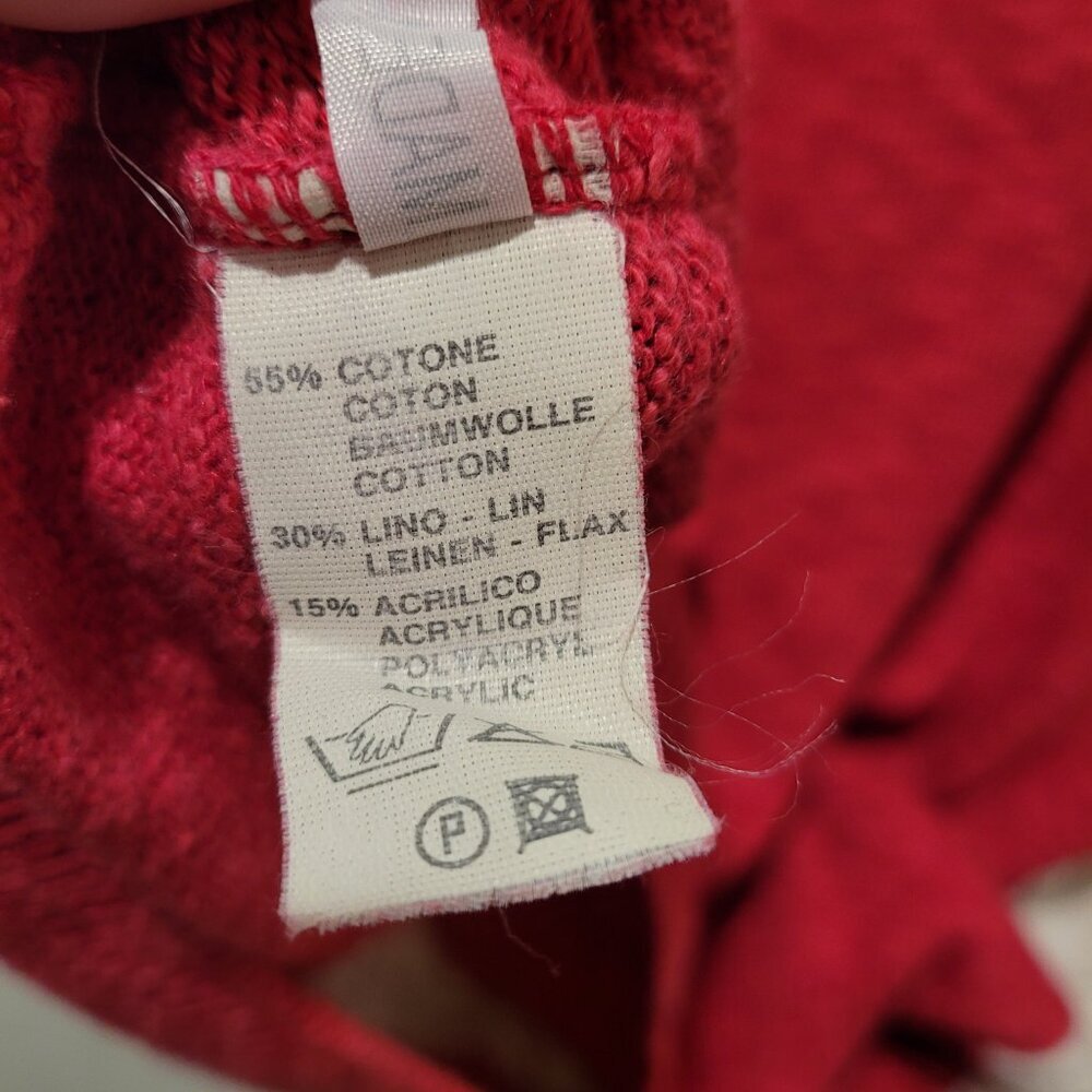 Vintage Mimi Spirit Sport Golf Abstract Cotton Linen Sweater XL - Picture 7 of 7